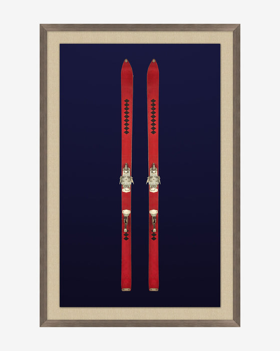 Antique Navy Skis II
