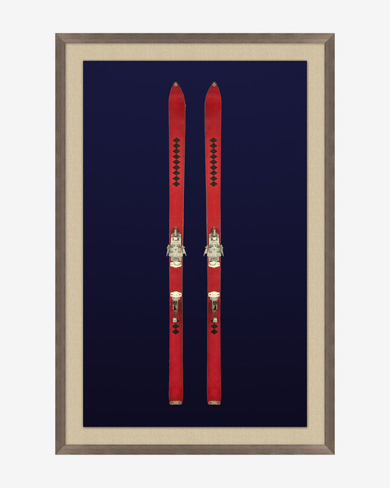 Antique Navy Skis II