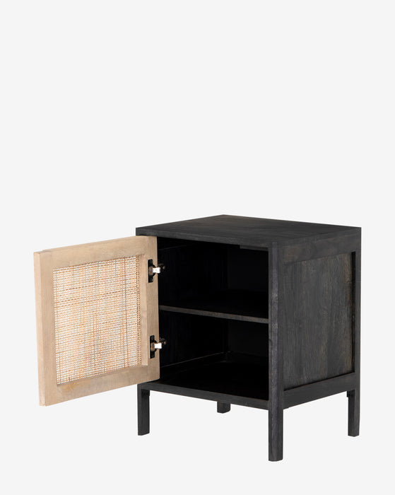 Kenan Black Nightstand