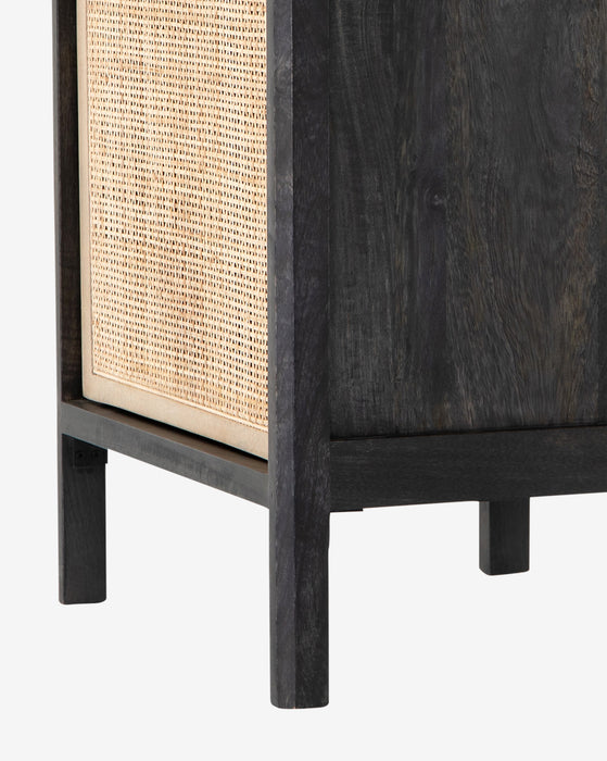 Kenan Black Nightstand