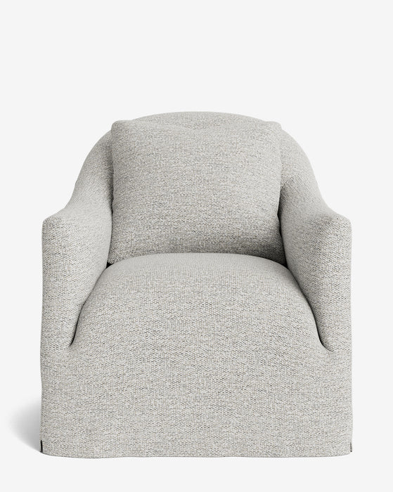 Trudeaux Slipcover Swivel Chair