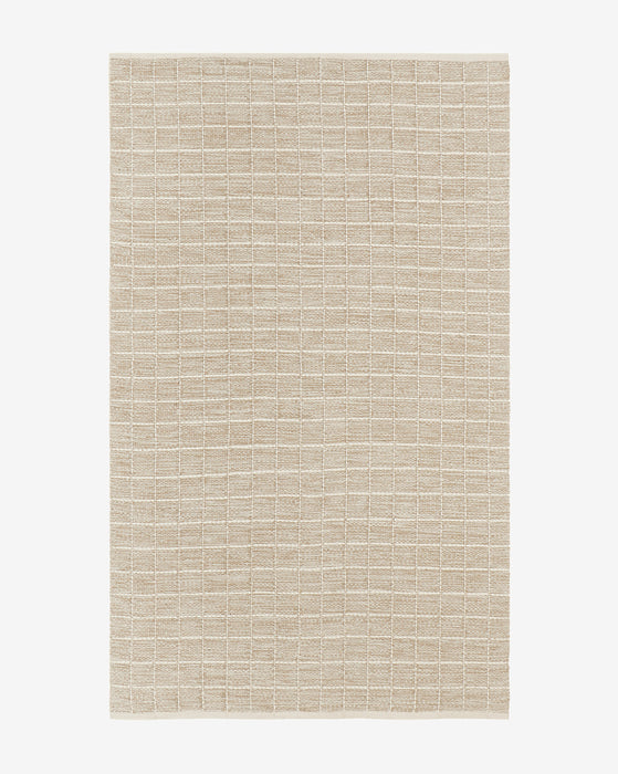 Natural Handwoven Jute-Blend Area Rug