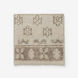 Anya Neutral Hand-Knotted Wool Rug Swatch