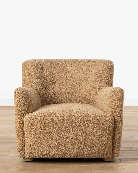 shearling chair, faux shearling chair