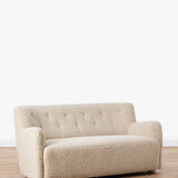 Magda Teddy Bear Boucle Settee