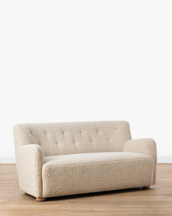 Magda Teddy Bear Boucle Settee