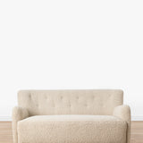 Magda Teddy Bear Boucle Settee