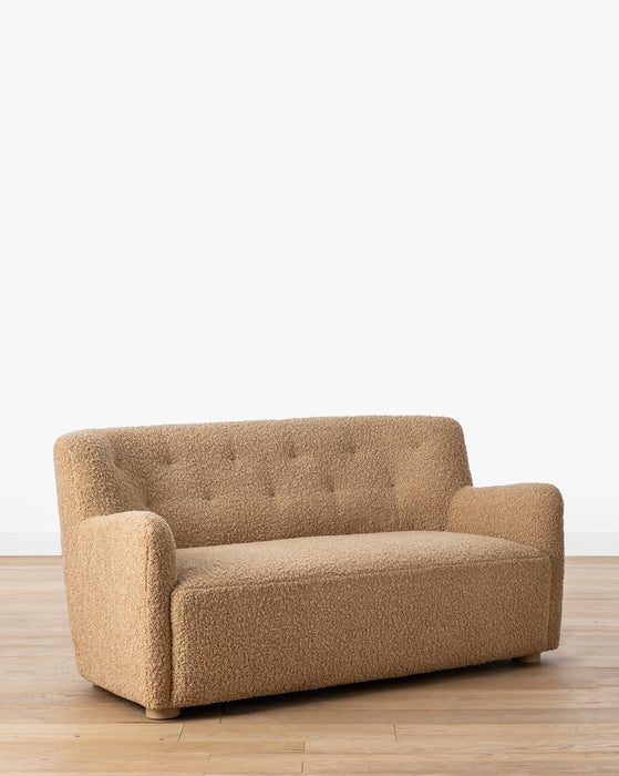 Magda Teddy Bear Boucle Settee