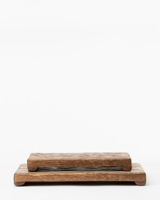 Mango Wood Rectangular Pedestal