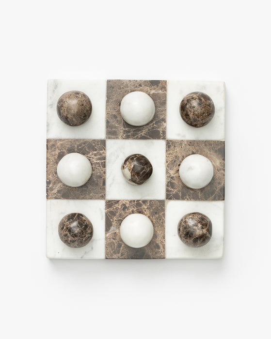 Marble Tic-Tac-Toe Board