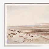 Mauve Watercolor Desert