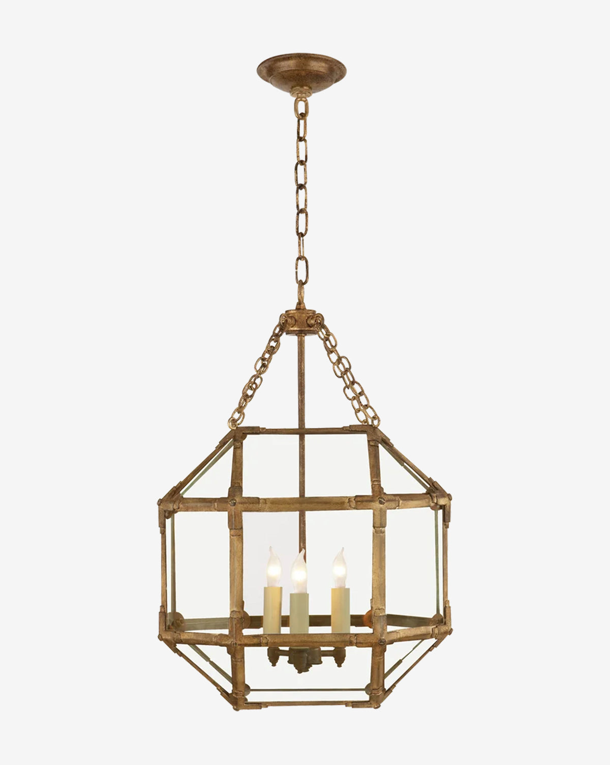 Gilded iron pendant light hotsell