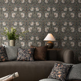 Morris & Co. x McGee & Co. Pimpernel Ink Wallpaper