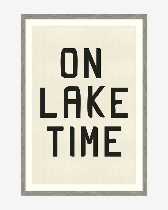 On Lake Time