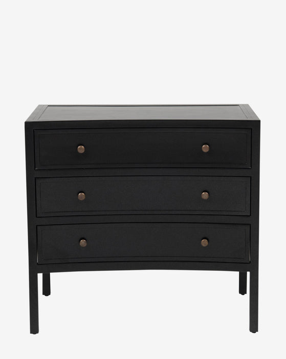 Black on sale double nightstand