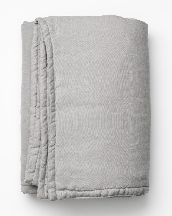 Quilted Linen Blanket