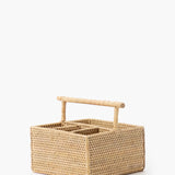 Rattan Utensil Caddy