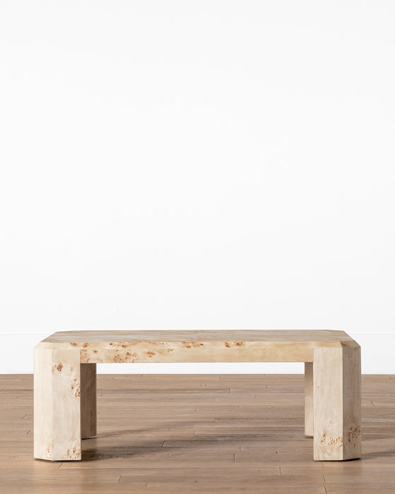 Rocio Burl Coffee Table