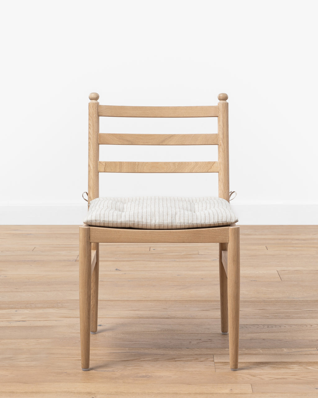 Oak Dining Chair with Cushion McGee Co