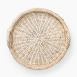 Round Wicker Tray