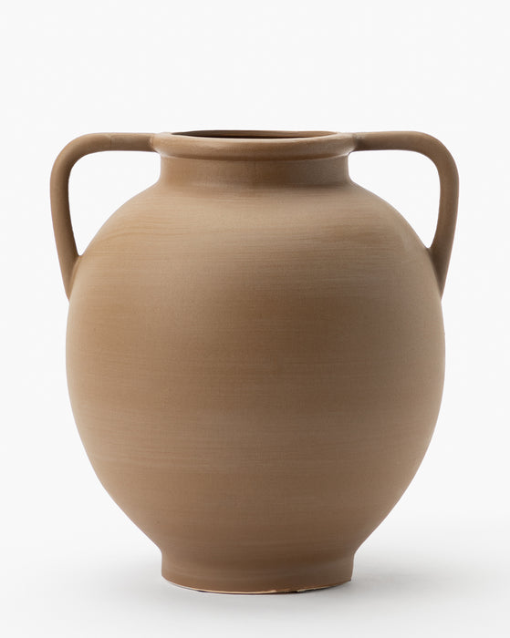 Rounded Dual Handled Vase