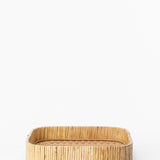 Rounded Rattan Tray