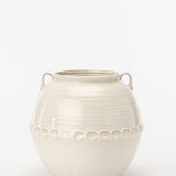 Rounded White Vase