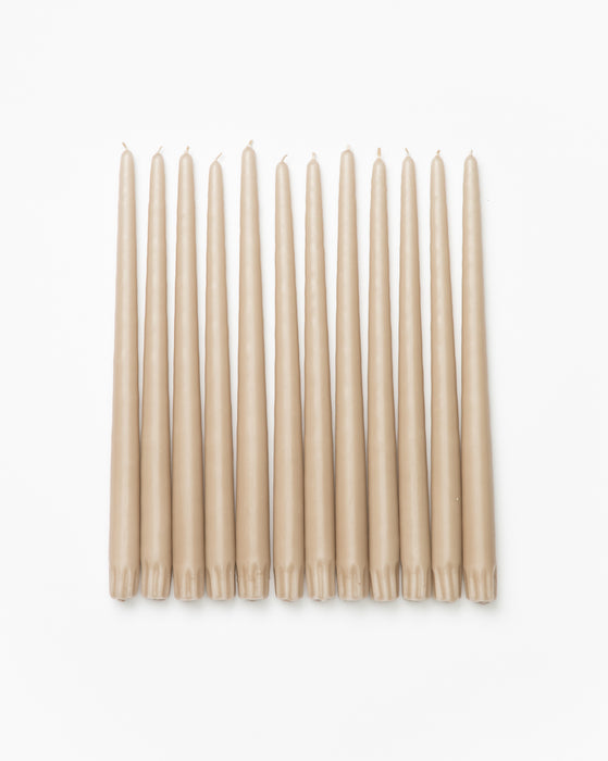 Sandstone Taper Candles (Set of 12)