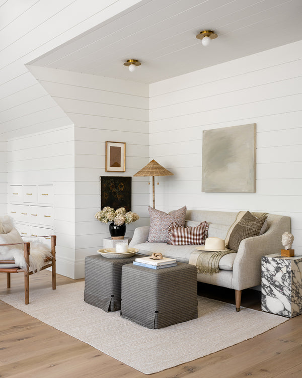Sophie Slipcover Ottoman