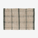 Simple Checkered Jute Doormat