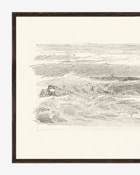 Pencil Drawing  Seascape Guernsey  Art and Photography  Steemit