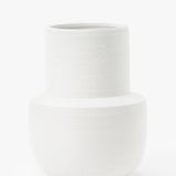 Smooth Matte White Glaze Vase