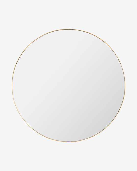 Edge Oak Round Wall Mirror + Reviews