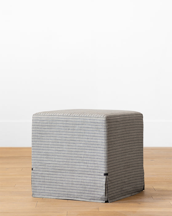 Sophie Slipcover Ottoman