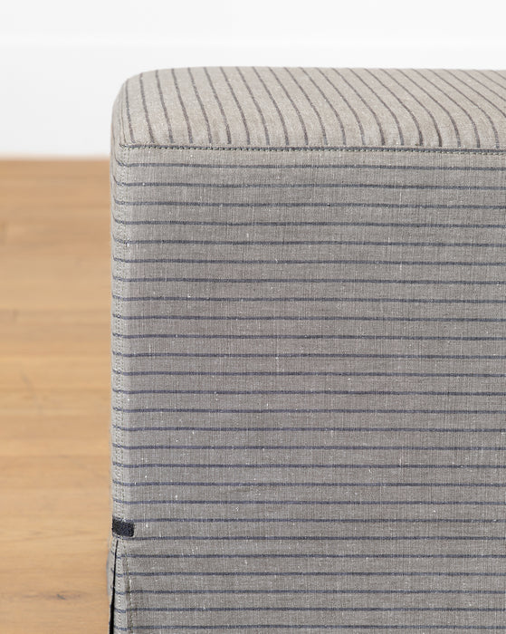 Sophie Slipcover Ottoman