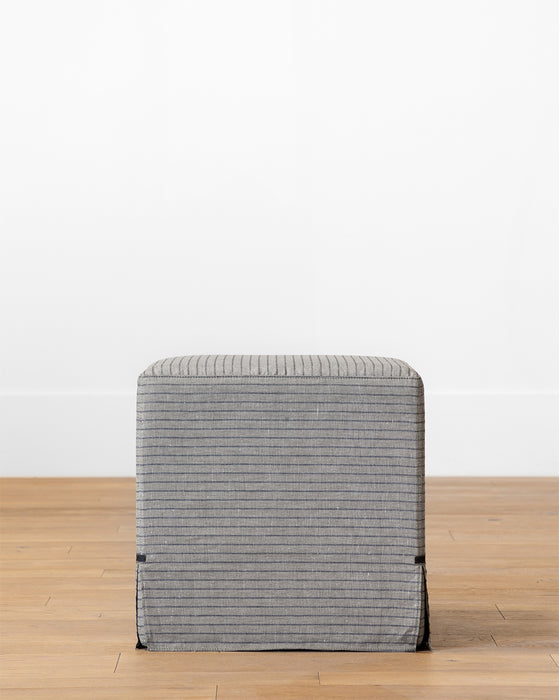 Sophie Slipcover Ottoman