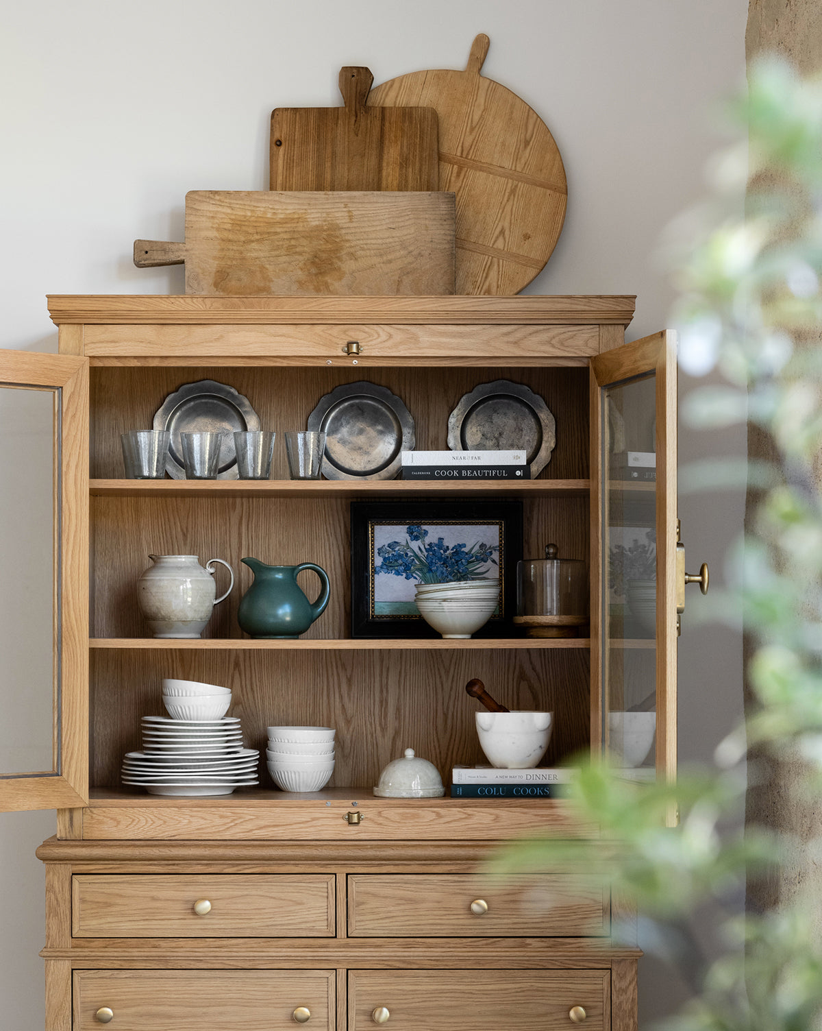 Heath Oak Cabinet