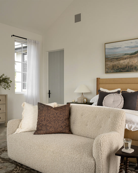 Magda Teddy Bear Boucle Settee