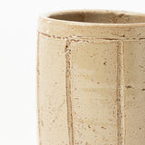 Striped Clay Planter