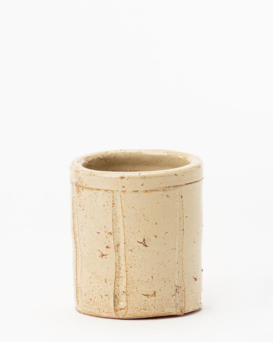 Striped Clay Planter