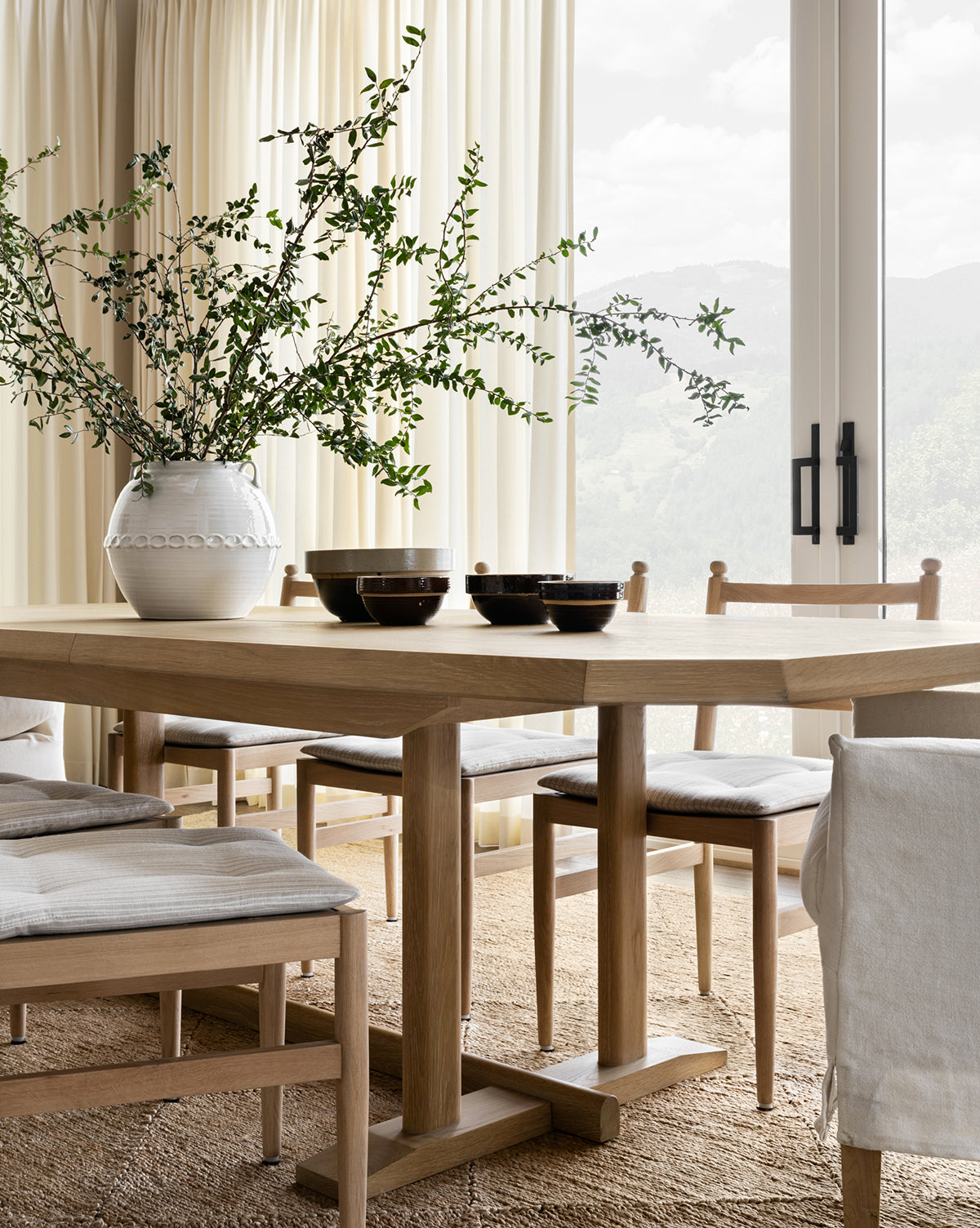 Rounded White Vase
