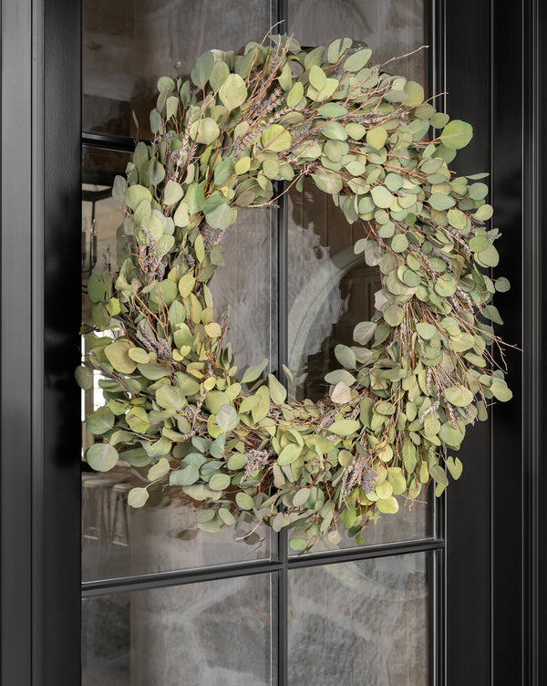 preserved wreath, dried florals, summer wreath, outdoor decor 
