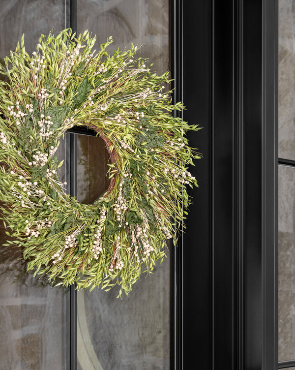 Easy Greens 22" Dried Wreath