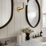 Fluted Lidded Bathroom Canister