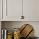 Leather Pull Lidded Jars