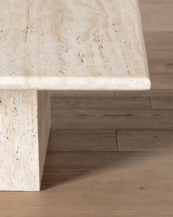 Travertine Coffee Table