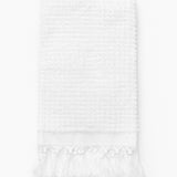 Una White Fringe Bath Collection