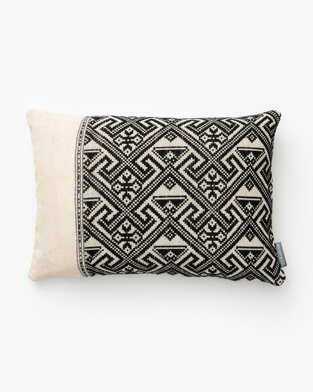 Black cheap tribal pillow