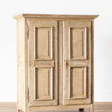 Vintage Bleached Oak Armoire