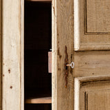 Vintage Bleached Oak Armoire